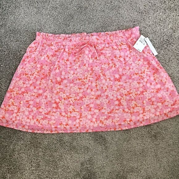 Abound Coral Pink Tarry Floral Skirt Various New With Tags - Picture 2 of 6